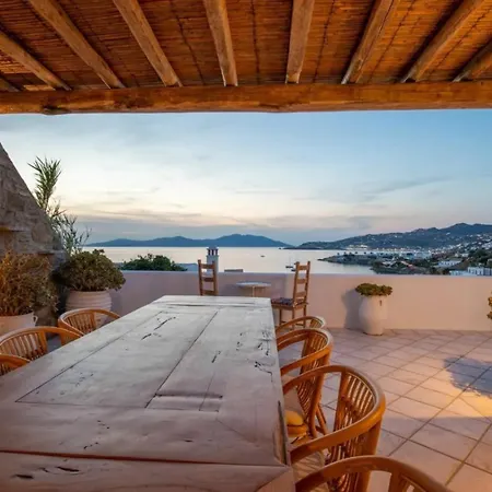 In Mykonos With Excellent Sea View Villa *