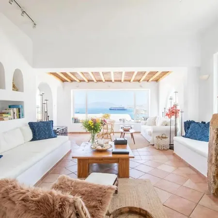 Villa In Mykonos With Excellent Sea View Glastros (Mykonos)